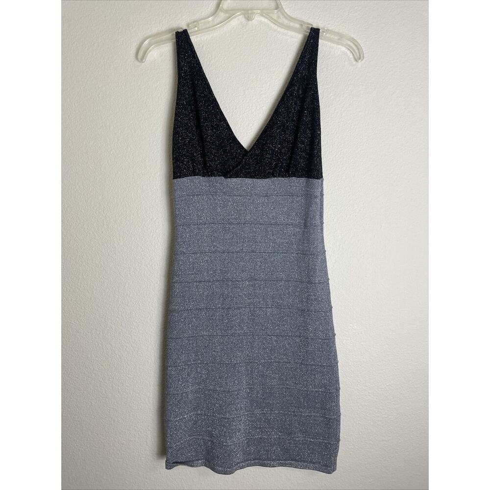 demanding, sparkly bodycon knit dress, short, M